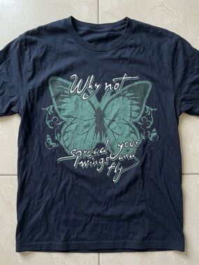 Hilary Duff Butterfly T-shirt, 90s Lizzie McGuire Inspired Top